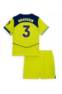 Fotbalové Dres Tottenham Hotspur Radu Dragusin #3 Dětské Třetí Oblečení 2025-26 Krátký Rukáv (+ trenýrky)